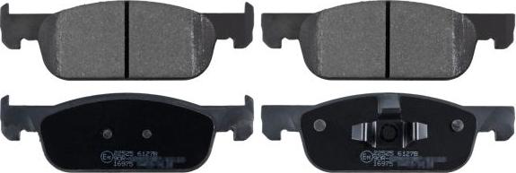 Febi Bilstein 16975 - Brake Pad Set, disc brake car-mod.net