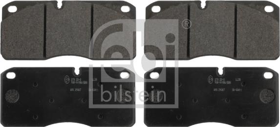 Febi Bilstein 16595 - Brake Pad Set, disc brake car-mod.net