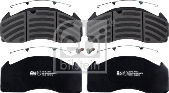Febi Bilstein 16545 - Brake Pad Set, disc brake car-mod.net