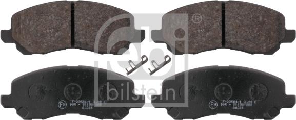 Febi Bilstein 16644 - Brake Pad Set, disc brake car-mod.net