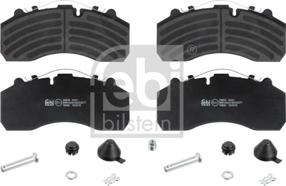 Febi Bilstein 16665 - Brake Pad Set, disc brake car-mod.net