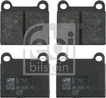 Febi Bilstein 16068 - Brake Pad Set, disc brake car-mod.net