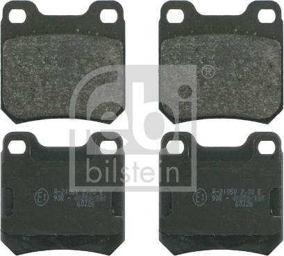 Febi Bilstein 16133 - Brake Pad Set, disc brake car-mod.net