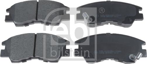 Febi Bilstein 16128 - Brake Pad Set, disc brake car-mod.net