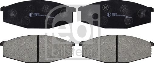 Febi Bilstein 16263 - Brake Pad Set, disc brake car-mod.net