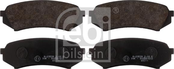 Febi Bilstein 16731 - Brake Pad Set, disc brake car-mod.net