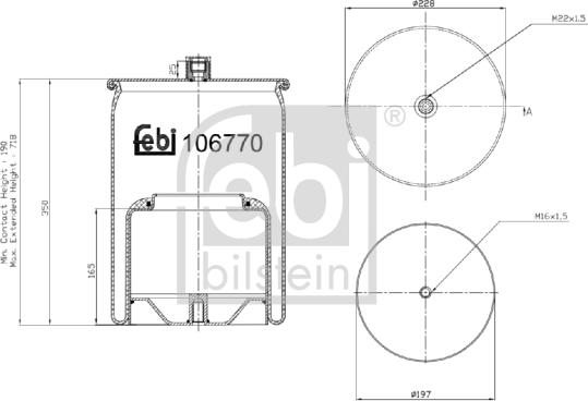 Febi Bilstein 106770 - Bellow, air suspension car-mod.net