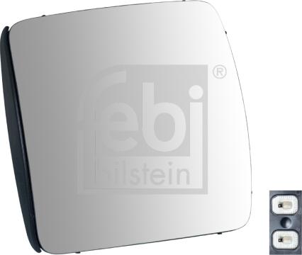 FEBI Bilstein 107943 - Mirror Glass, wide angle mirror car-mod.net