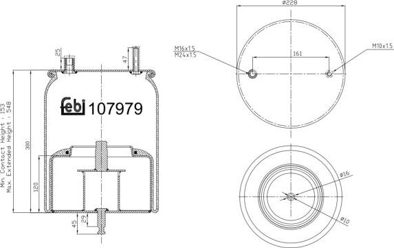 FEBI Bilstein 107979 - Bellow, air suspension car-mod.net