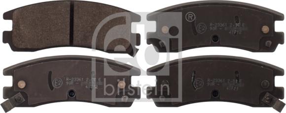Febi Bilstein 116154 - Brake Pad Set, disc brake car-mod.net