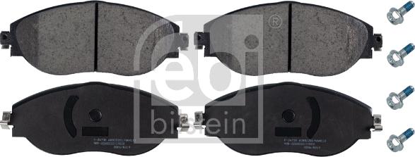 Febi Bilstein 116243 - Brake Pad Set, disc brake car-mod.net