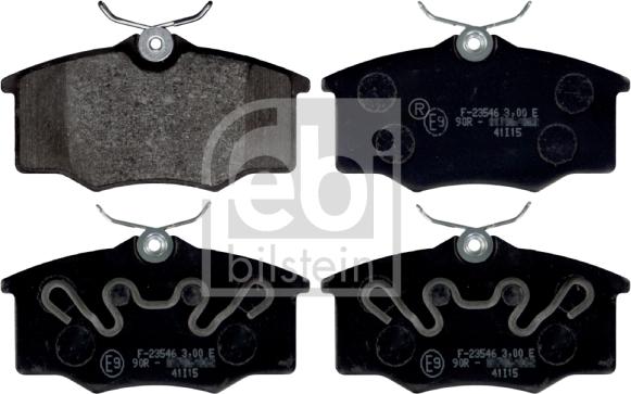Febi Bilstein 116215 - Brake Pad Set, disc brake car-mod.net
