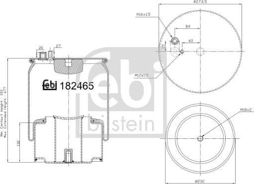FEBI Bilstein 184254 - Bellow, air suspension car-mod.net