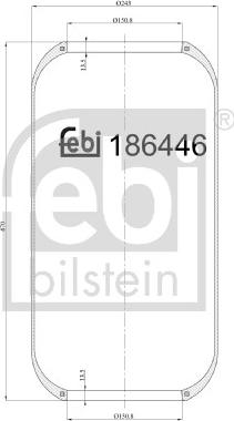 FEBI Bilstein 186446 - Bellow, air suspension car-mod.net