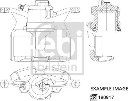 FEBI Bilstein 180917 - Brake Caliper car-mod.net