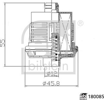 Febi Bilstein 180085 - Hydraulic Filter, all-wheel-drive coupling car-mod.net