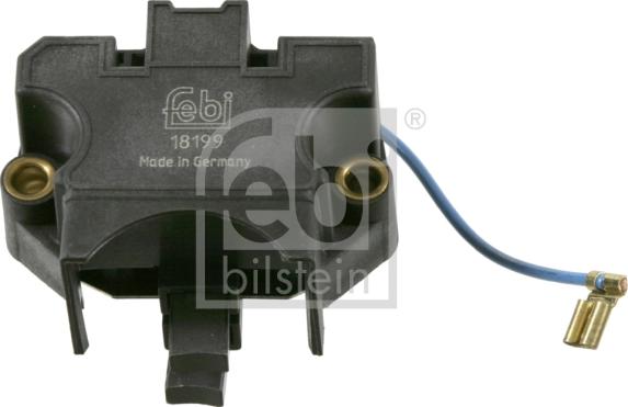 FEBI Bilstein 18199 - Voltage regulator, alternator car-mod.net