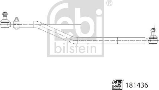 Febi Bilstein 181436 - Centre Rod Assembly car-mod.net