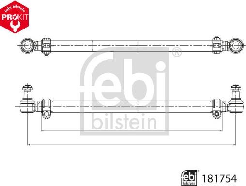 Febi Bilstein 181754 - Tie Rod car-mod.net