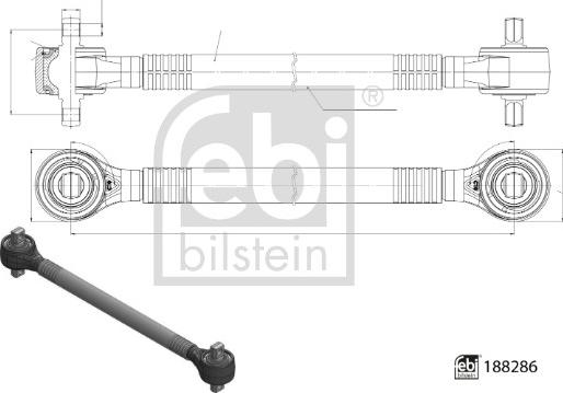 FEBI Bilstein 188286 - Track Control Arm car-mod.net