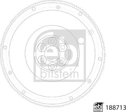 FEBI Bilstein 188713 - Flywheel car-mod.net
