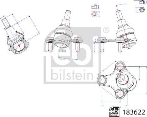 Febi Bilstein 183622 - Ball Joint car-mod.net