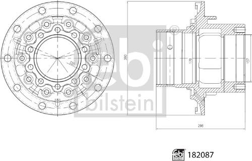 Febi Bilstein 182087 - Wheel Hub car-mod.net