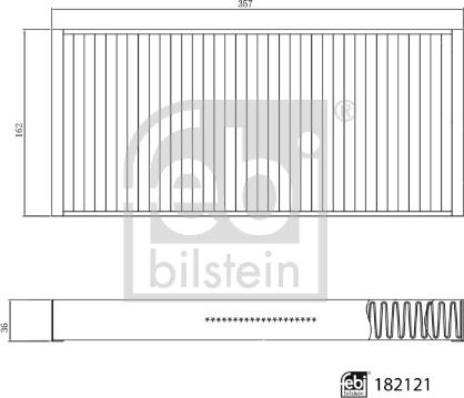 FEBI Bilstein 182121 - Filter, interior air car-mod.net