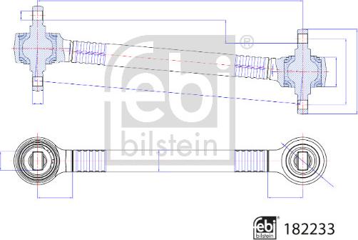 Febi Bilstein 182233 - Track Control Arm car-mod.net