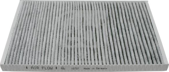 Febi Bilstein 18737 - Filter, interior air car-mod.net