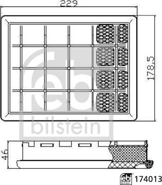 FEBI Bilstein 174013 - Filter, crankcase breather car-mod.net