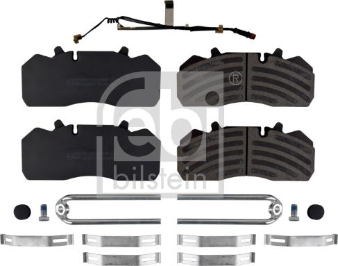 Febi Bilstein 171243 - Brake Pad Set, disc brake car-mod.net
