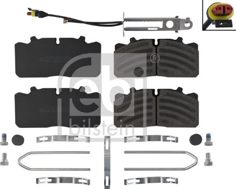Febi Bilstein 171242 - Brake Pad Set, disc brake car-mod.net