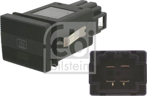 Febi Bilstein 17874 - Switch, rear window heating car-mod.net