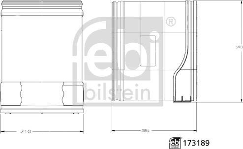 Febi Bilstein 173189 - Engine Air Filter car-mod.net