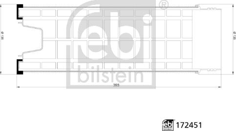FEBI Bilstein 172451 - Engine Air Filter car-mod.net
