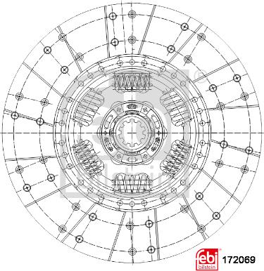 Febi Bilstein 172069 - Clutch Disc car-mod.net