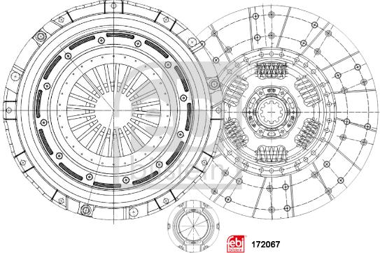 Febi Bilstein 172067 - Clutch Kit car-mod.net