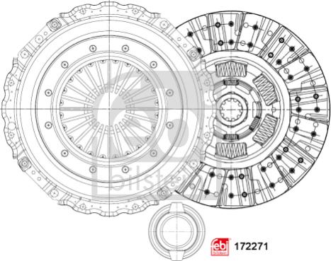 Febi Bilstein 172271 - Clutch Kit car-mod.net
