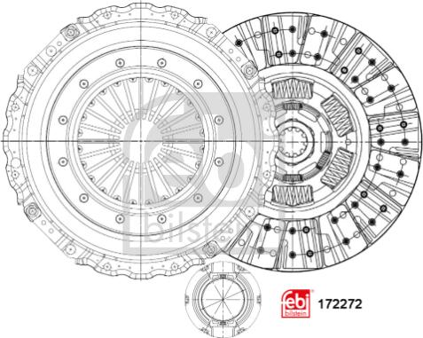 Febi Bilstein 172272 - Clutch Kit car-mod.net