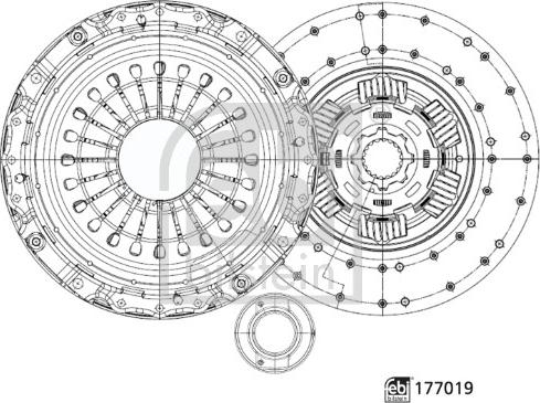 Febi Bilstein 177019 - Clutch Kit car-mod.net