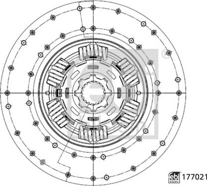Febi Bilstein 177021 - Clutch Disc car-mod.net