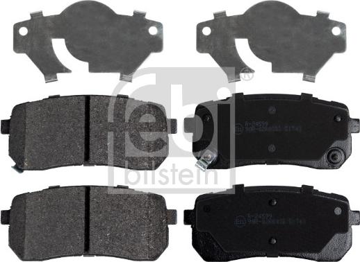 Febi Bilstein 177077 - Brake Pad Set, disc brake car-mod.net