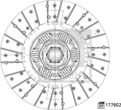 Febi Bilstein 177802 - Clutch Disc car-mod.net
