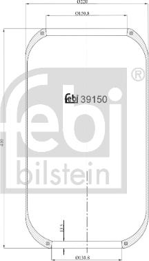 Febi Bilstein 39150 - Bellow, air suspension car-mod.net