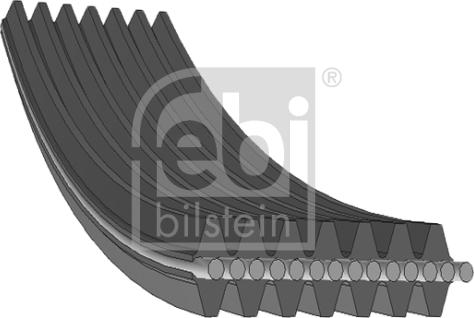 Febi Bilstein 34463 - V-Ribbed Belt car-mod.net