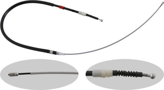 Febi Bilstein 30727 - Cable, parking brake car-mod.net