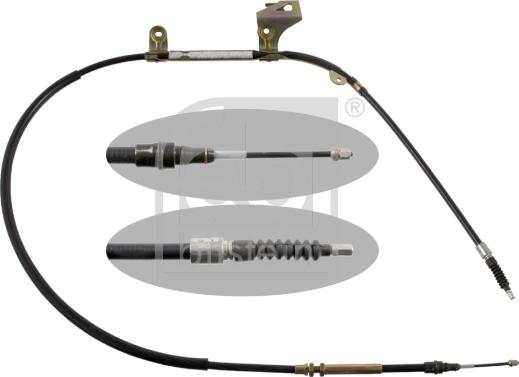 Febi Bilstein 32464 - Cable, parking brake car-mod.net