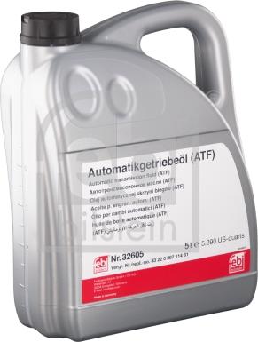 Febi Bilstein 32605 - Automatic Transmission Oil car-mod.net