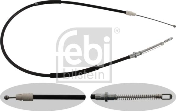 Febi Bilstein 37273 - Cable, parking brake car-mod.net